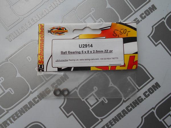 Schumacher Ball Bearing 5x8x2.5mm ZZ (2pcs), U2914