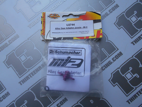 Schumacher Mi2 Purple Alloy Spur Gear Adaptor, U2744