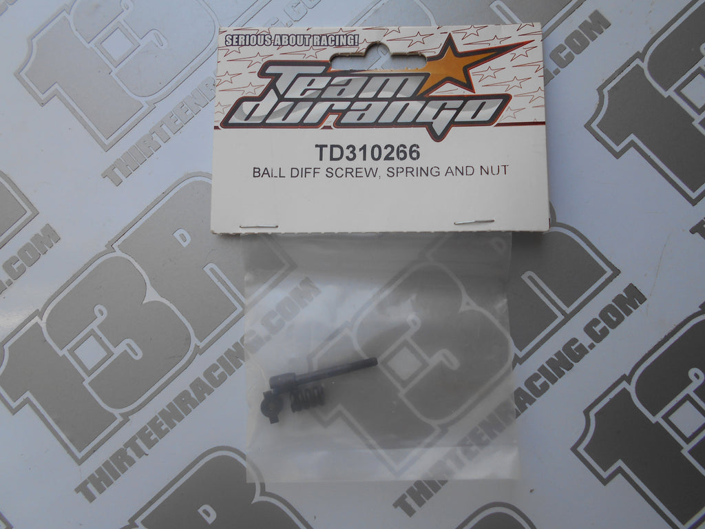Team Durango DEX210 Ball Diff Screw, Spring & Nut, TD310266, DESC210, DEST210