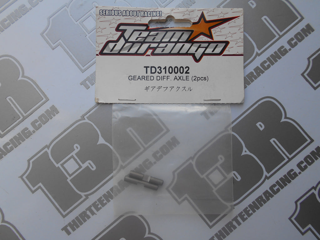 Team Durango Geared Diff Axle (2pcs), TD310002, DEX210, DEX410, DESC210, DESC410, DEST210
