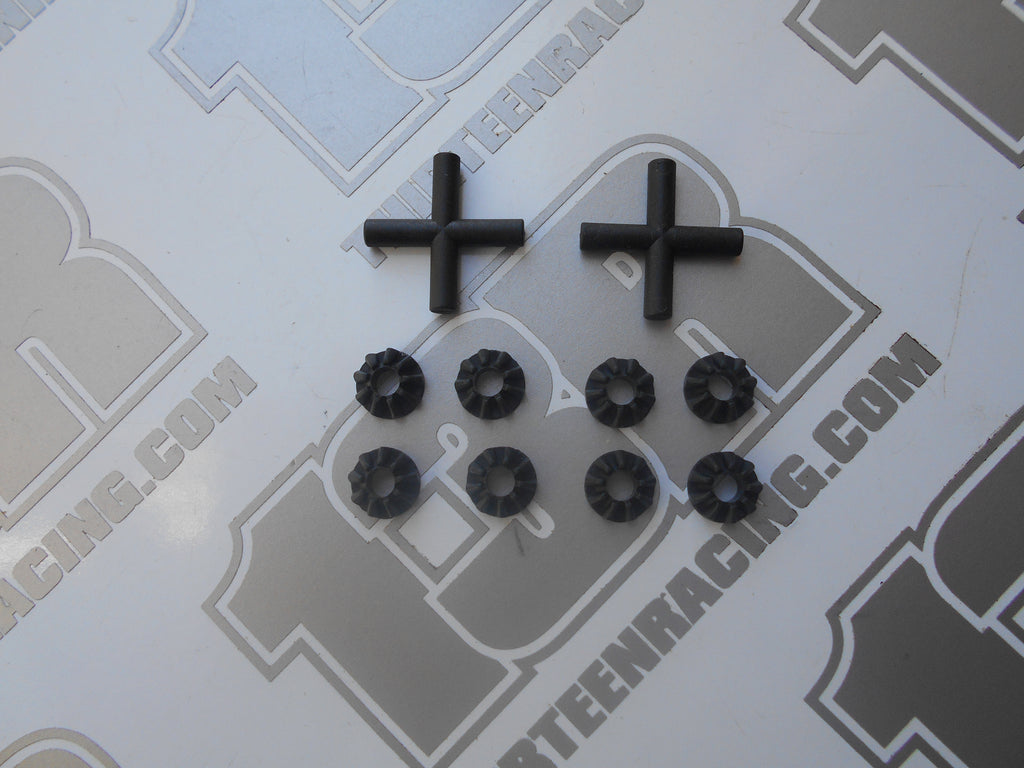 Team Durango DEX410 Moulded Cross Shafts & Gear Set - New Loose (2 Diffs), TD310290, V4, V5, DEX210F