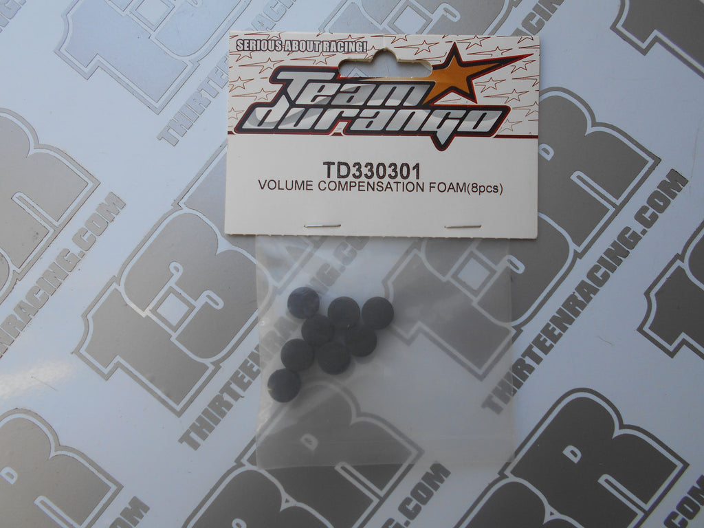 Team Durango DNX408T/DEX408T Volume Compensation Foam (8pcs), TD330301