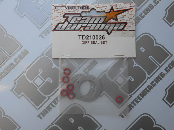 Team Durango DNX408/DEX408 Diff Seal Set, TD210026, V2, DNX408T, DEX408T