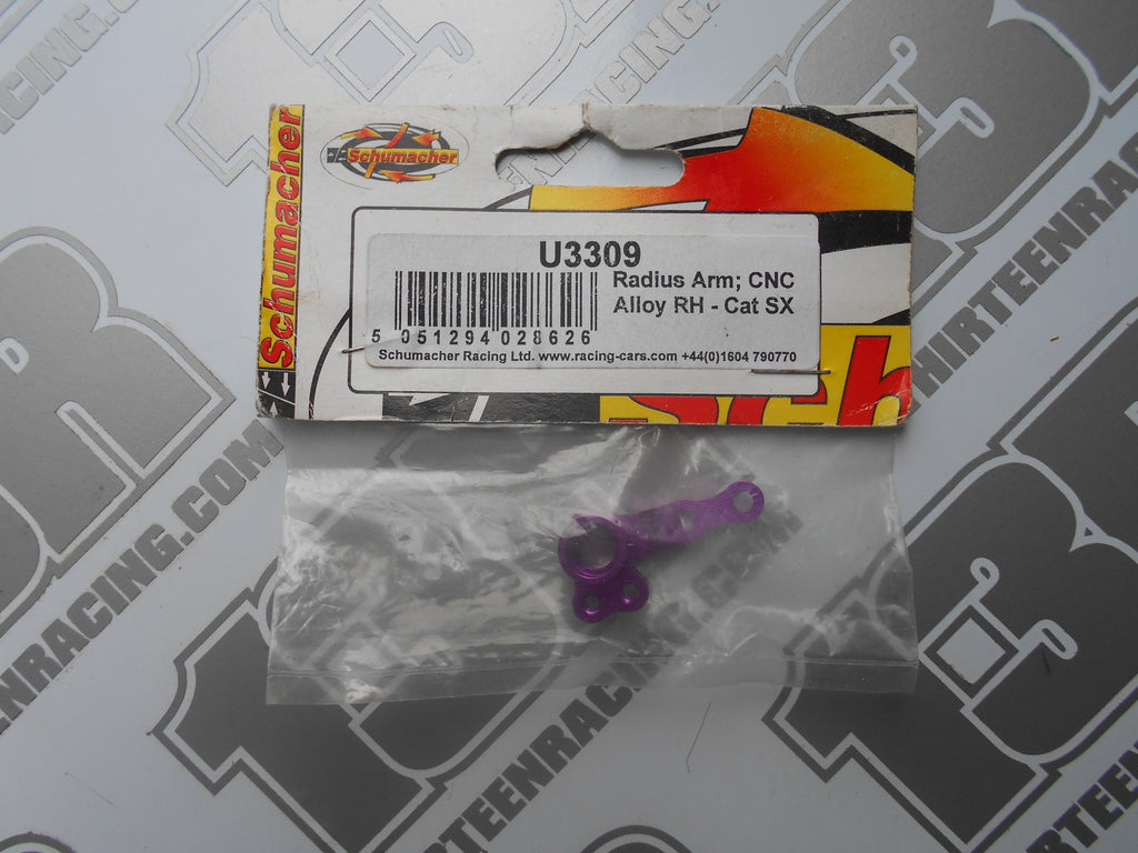 Schumacher CAT SX Purple CNC Alloy Radius Arm - RH, U3309, SX2, SX3