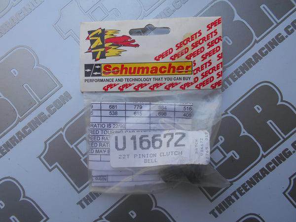 Schumacher Nitro 10/21 22T Pinion Clutch Bell (48dp), U1667Z