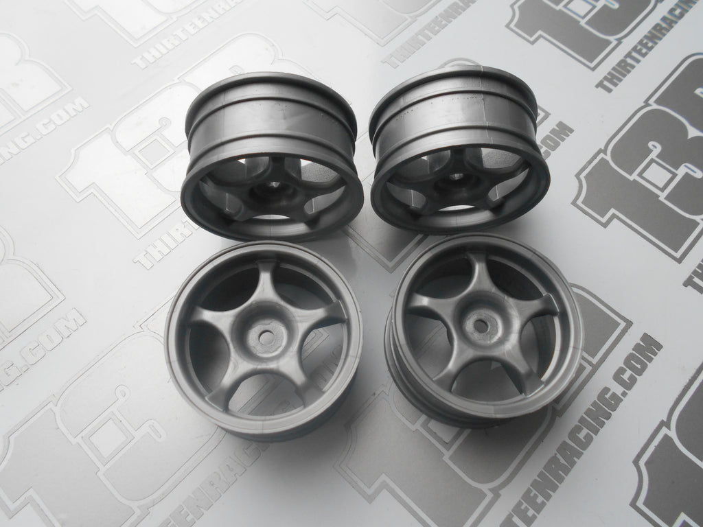 Fastrax Monza 5 Spoke 26mm Wheels - Silver (4pcs), JC005-S, Touring/Rally, 12mm Hex Fit