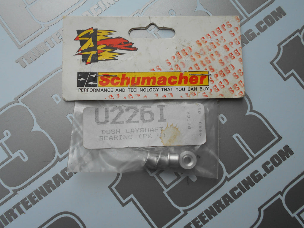 Schumacher Layshaft Bearing Bush 2WD/4WD (4pcs), U226I, Topcat, Cougar, Bosscat