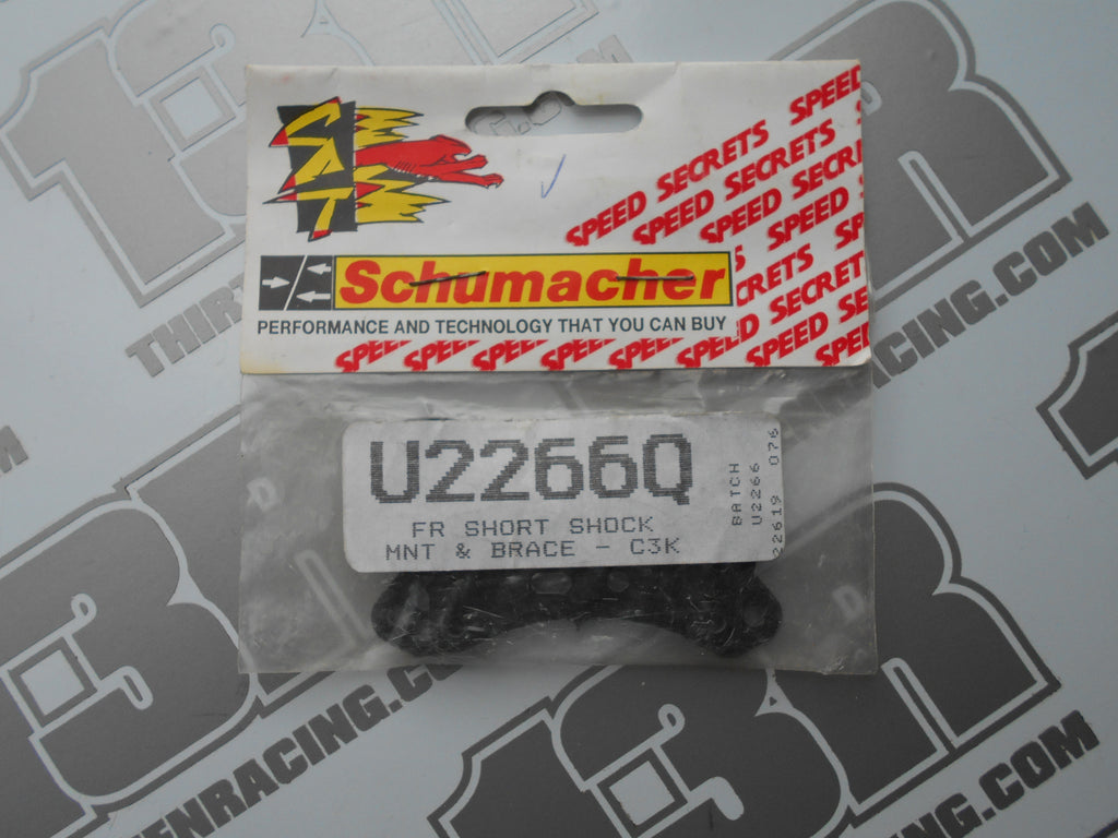 Schumacher CAT 3000 Front Short Shock Mount & Brace - S1 Composite, U2266Q