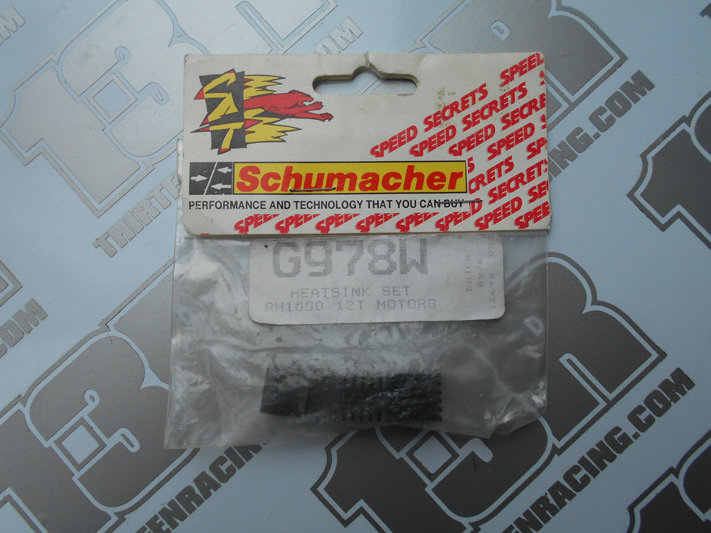 Schumacher Heatsink Set For RH1000 ESC (12T motors), G978W