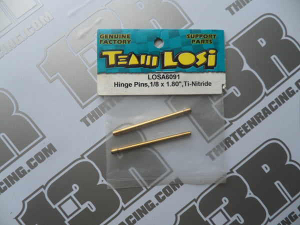 Team Losi JRXS-R 1/8 x 1.80" Ti-Nitride Hinge Pins (2), LOSA6091
