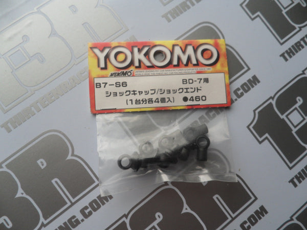 Yokomo BD-7 Plastic Shock Caps/Ends, B7-S6