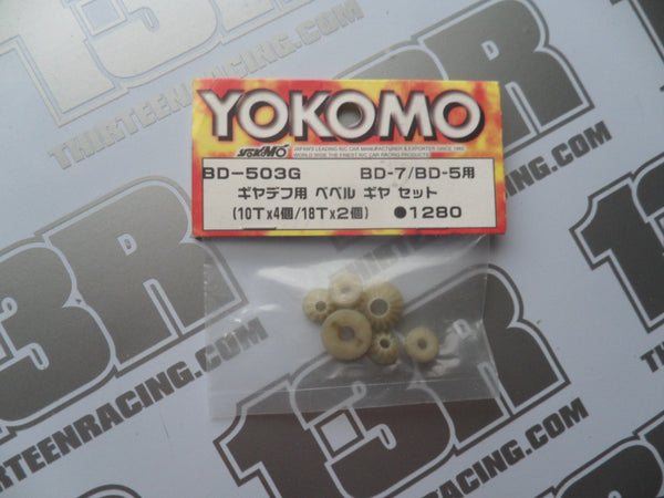 Yokomo BD-5/BD-7 Bevel Gear Set - Geared Diff, BD-503G