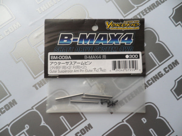 Yokomo B-Max 4 Outer Suspension Arm Pins (F&R), BM-009A