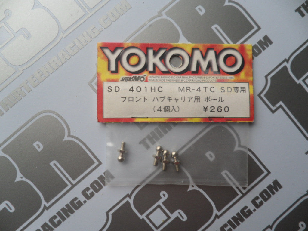 Yokomo MR-4TC SD Short Thread Ball Studs (4pcs), SD-401HC