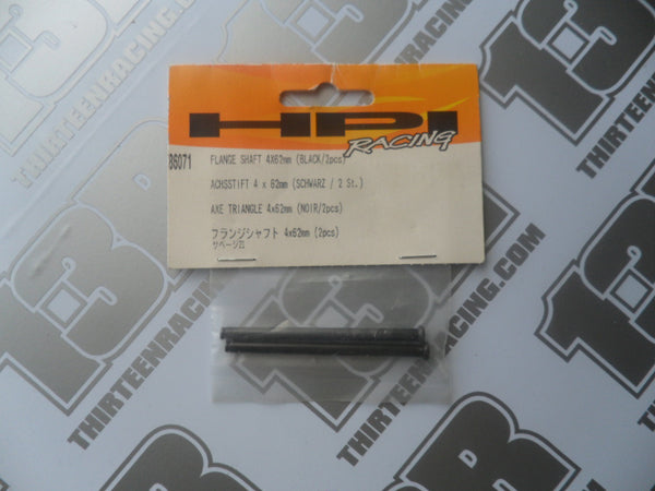 HPI Racing Savage 21/25 Flange Shaft 4 x 62mm, Black (2pcs), # 86071
