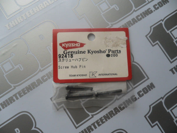Kyosho Screw Hub Pin (4pcs), # 92418, Inferno GT/2, Pure Ten Alpha, Spider