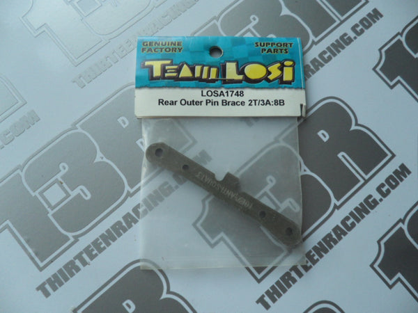 Team Losi 8B/8T Rear Outer Hinge Pin Brace 2T/3A, LOSA1748