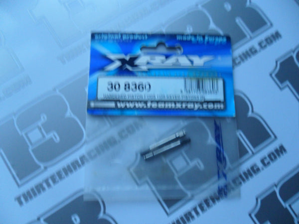 Team Xray T1 Hardened Piston Rods For Keyed Pistons (2pcs), 308360