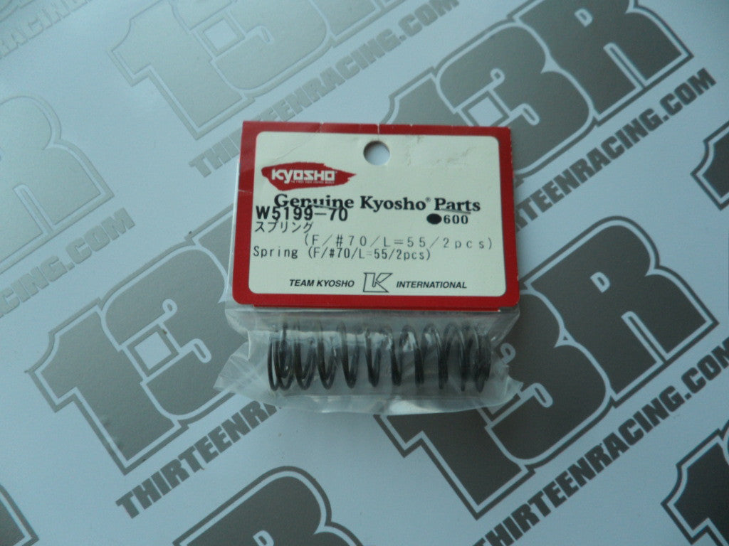 Kyosho 55mm Small Bore Front Spring #70 (2pcs), W5199-70, RT5, SC5