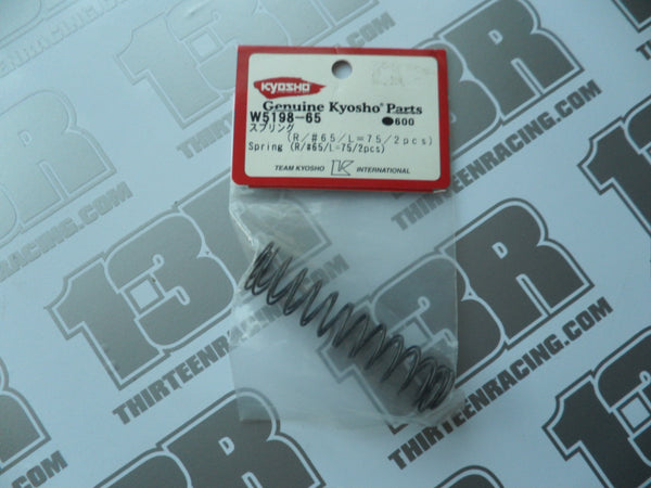 Kyosho 75mm Small Bore Rear Spring #65 (2pcs), W5198-65, RB5, RT5, SC5. ZX-5