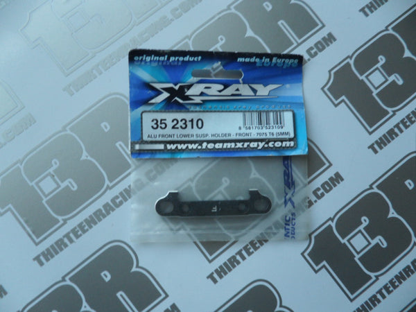 Team Xray XB8 Alu Front Lower Susp. Holder - Front - 7075 T6 (5mm), 352310, XT8
