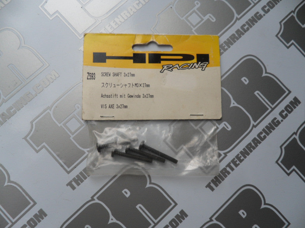 HPI Racing Screw Shaft 3 x 27mm (4pcs), # Z593