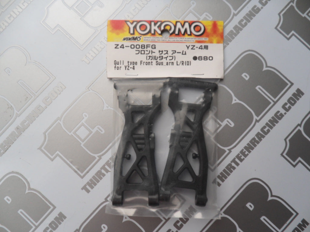 Yokomo YZ-4 Gull Type Front Suspension Arms (Pr), Z4-008FG, (0)