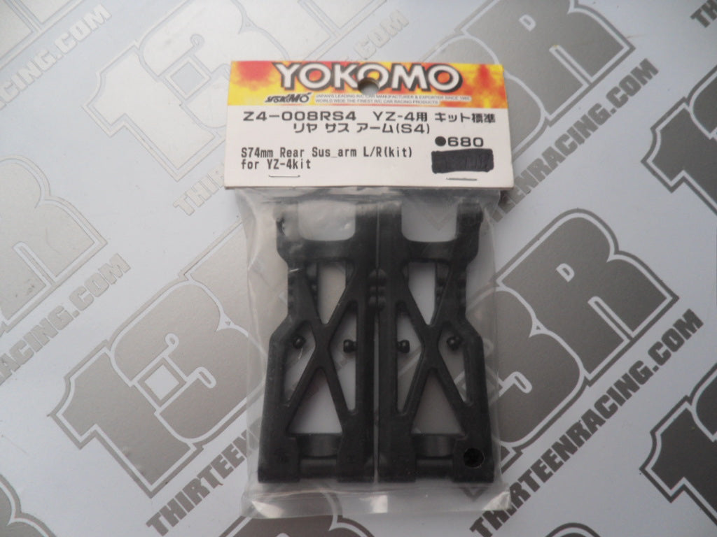 Yokomo YZ-4 S74mm Rear Suspension Arms - Kit (Pr), Z4-008RS4