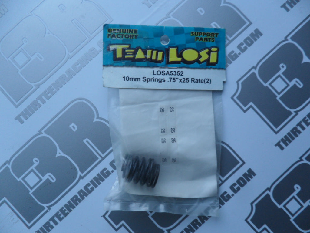 Team Losi JRX-S 10mm Shock Springs .75" x 25 Rate (2pcs), LOSA5352