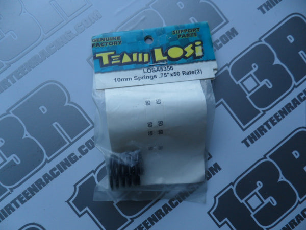 Team Losi JRX-S 10mm Shock Springs .75" x 50 Rate (2pcs), LOSA5356