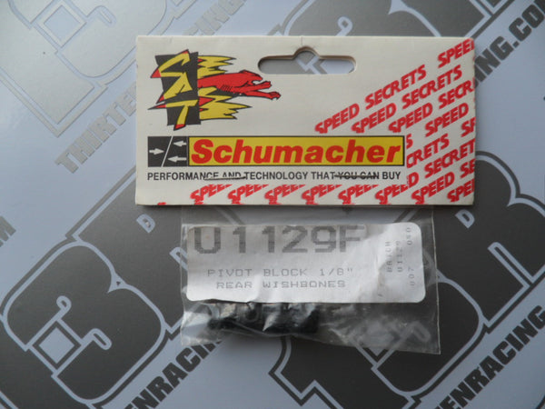 Schumacher Pivot Blocks - 1/8" Rear Wishbones, U1129F